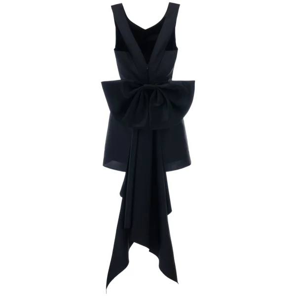 Black Isabel Back Bow Dress