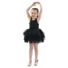 Black Solid Tutu Dress