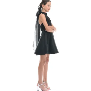 Black Tivoli Sleeveless Dress