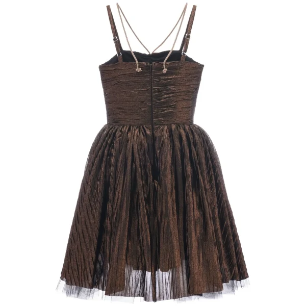 Bronze Gianotta Strapped Dress