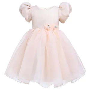 Champagne D'Amico Floral Teacup Dress