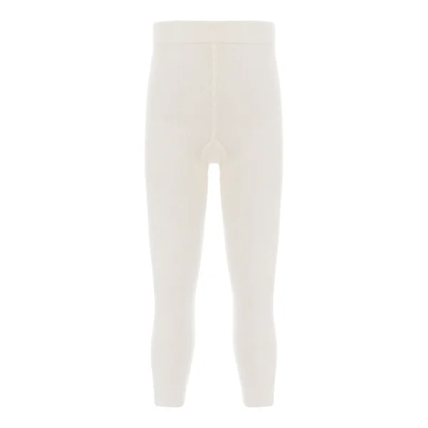 Cream Bamboo Cotton Tights