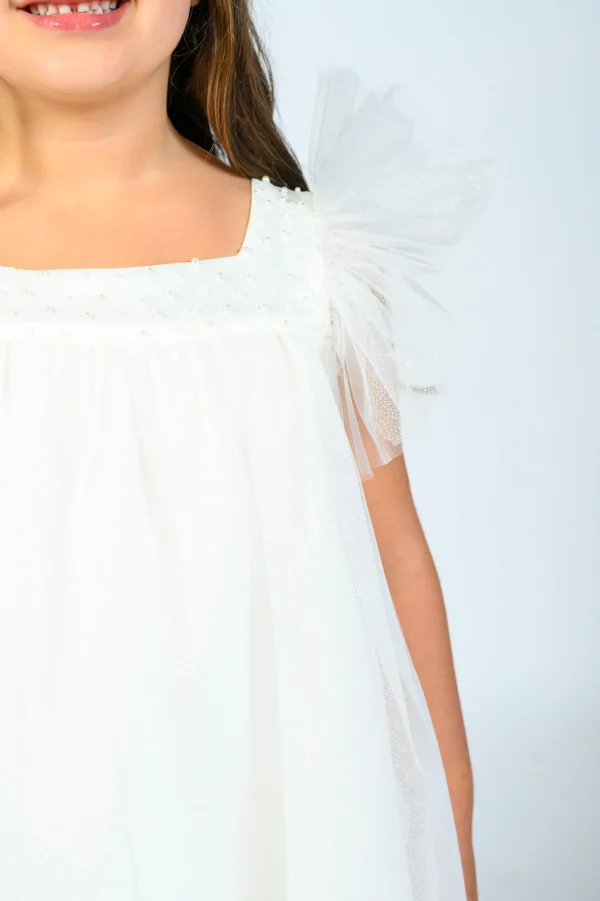 Cream Elena Dress