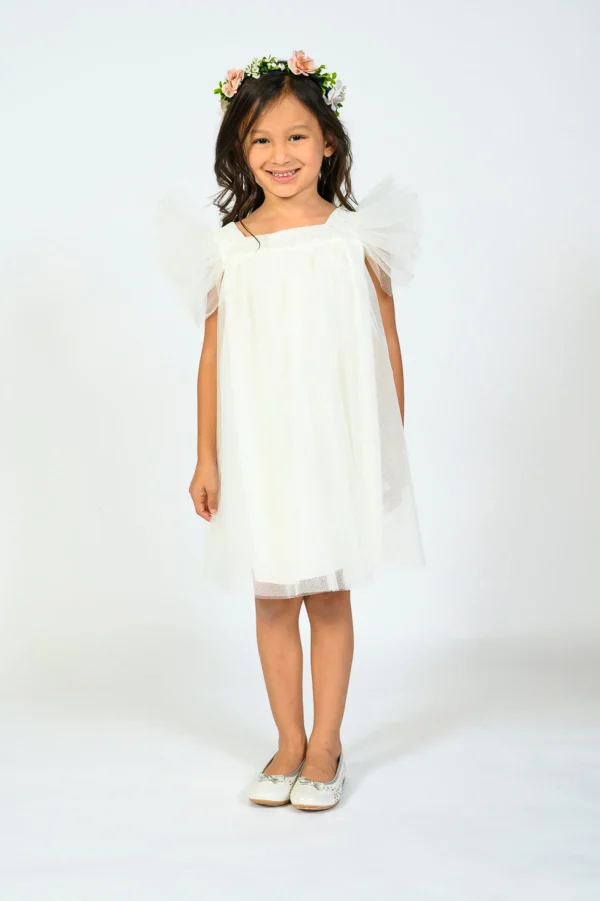 Cream Elena Dress