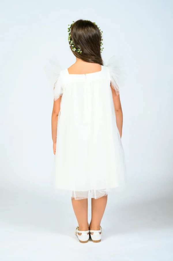 Cream Elena Dress