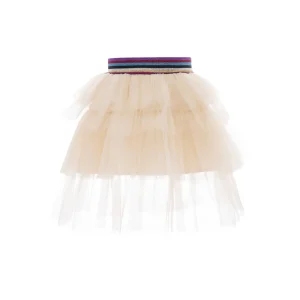 Cream MIDI Tutu Skirt