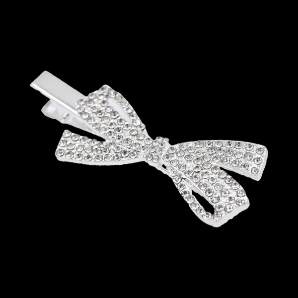 Crystal Bow & Butterfly Mosaic Hair Clips