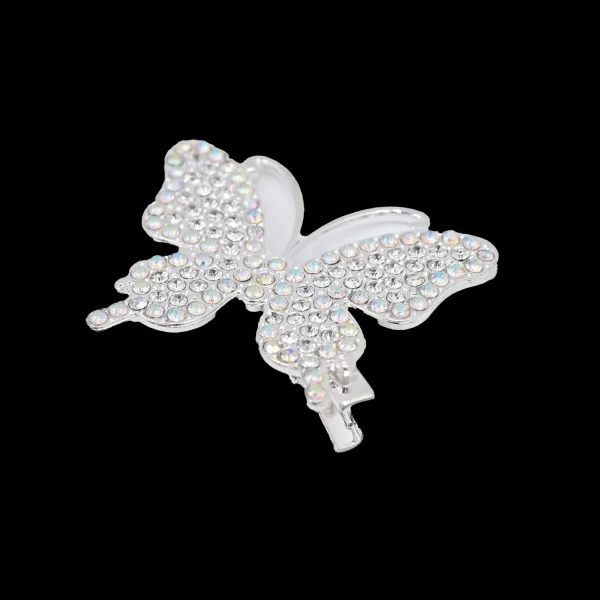 Crystal Bow & Butterfly Mosaic Hair Clips