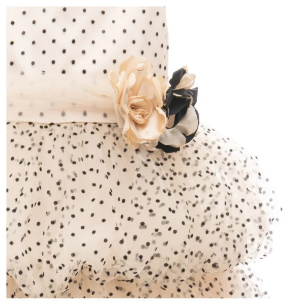 Gold Polka Dot Mozelle Dress