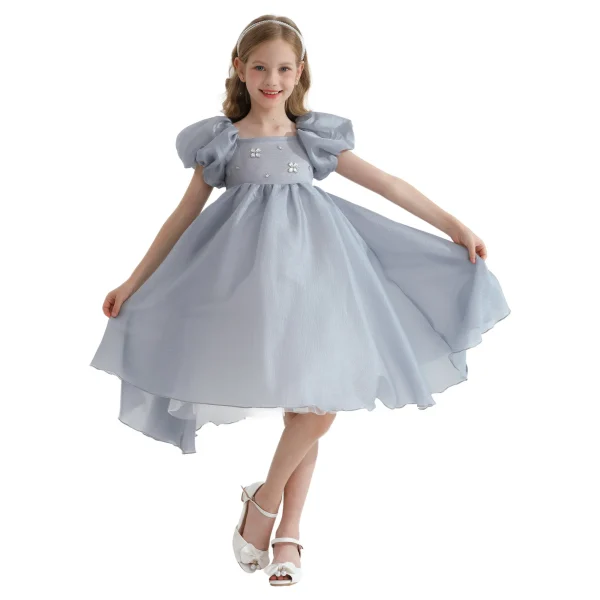 Gray Janelle Applique Teacup Gown
