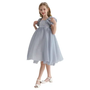 Gray Janelle Applique Teacup Gown