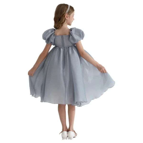 Gray Janelle Applique Teacup Gown
