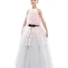 Gray Lowana Halter Gown