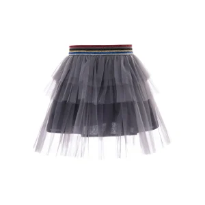 Grey Mini Tutu Skirt