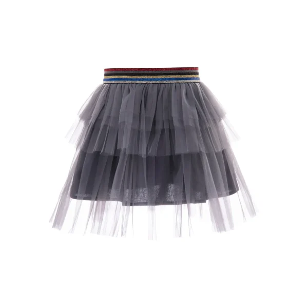 Grey Mini Tutu Skirt