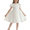 Ivory Barrymore Teacup Button Dress