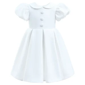 Ivory Barrymore Teacup Button Dress