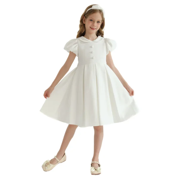 Ivory Barrymore Teacup Button Dress