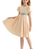 Ivory Easton Teacup Belt Dress