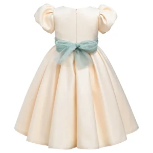 Ivory Easton Teacup Belt Dress