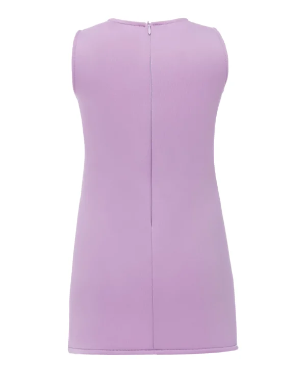 Lilac Fiona Sleeveless Bow Dress