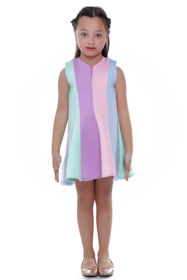 Multi Sophie Rainbow Striped Dress