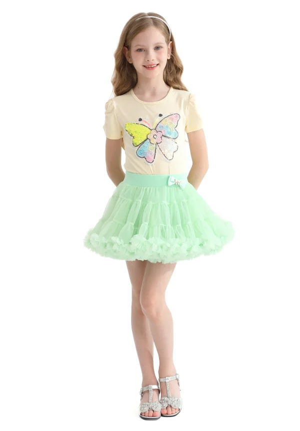 Multicolor Abbey Butterfly Skirt Outfit