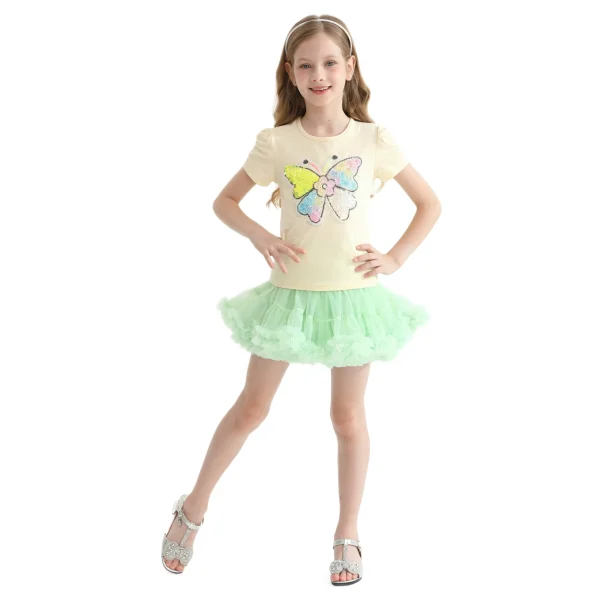 Multicolor Abbey Butterfly Skirt Outfit