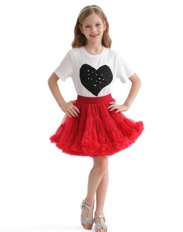 Multicolor Avalon Heart Skirt Outfit