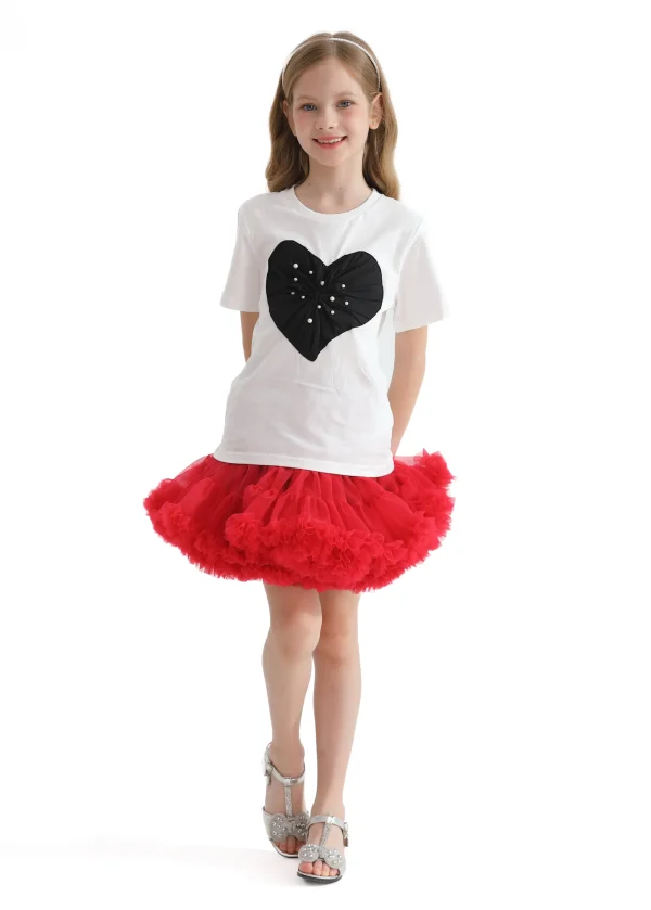 Multicolor Avalon Heart Skirt Outfit