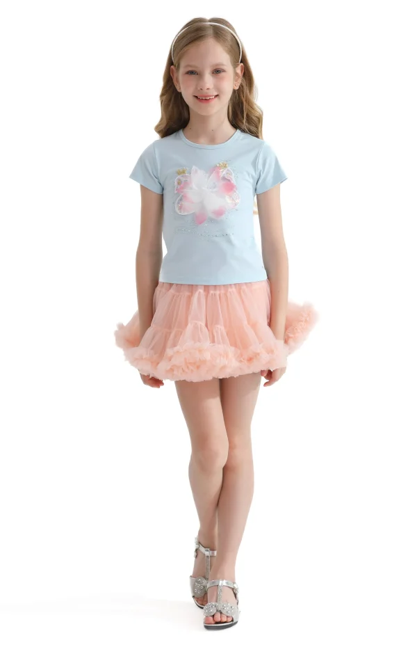 Multicolor Brea Swan Skirt Outfit