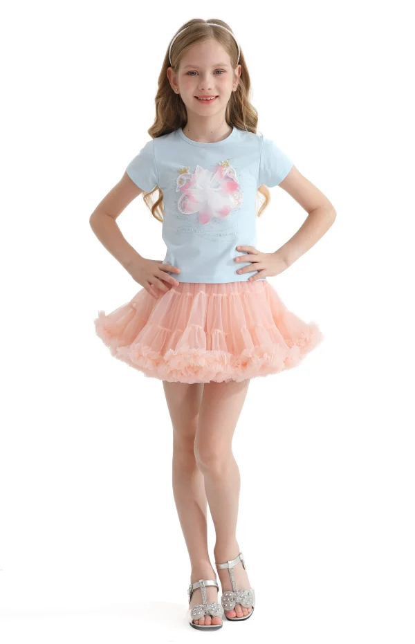 Multicolor Brea Swan Skirt Outfit