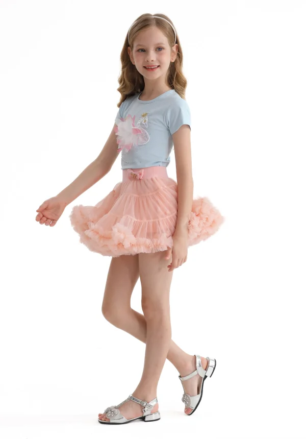 Multicolor Brea Swan Skirt Outfit