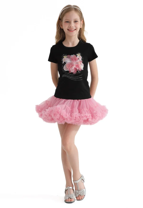 Multicolor Kirby Swan Skirt Outfit