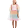 Multicolor Puesta Del Sol Dress