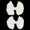 Multicolor Satin Bow Hairclip Set