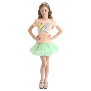 Multicolor Selena Butterfly Skirt Outfit