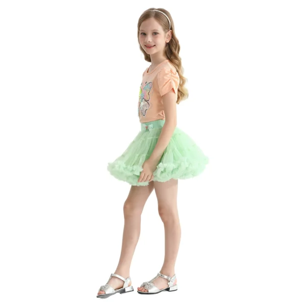 Multicolor Selena Butterfly Skirt Outfit