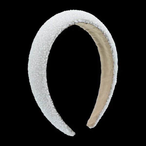 Multicolored Wide Beaded Headband