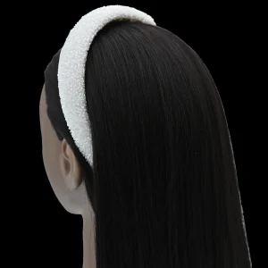 Multicolored Wide Beaded Headband