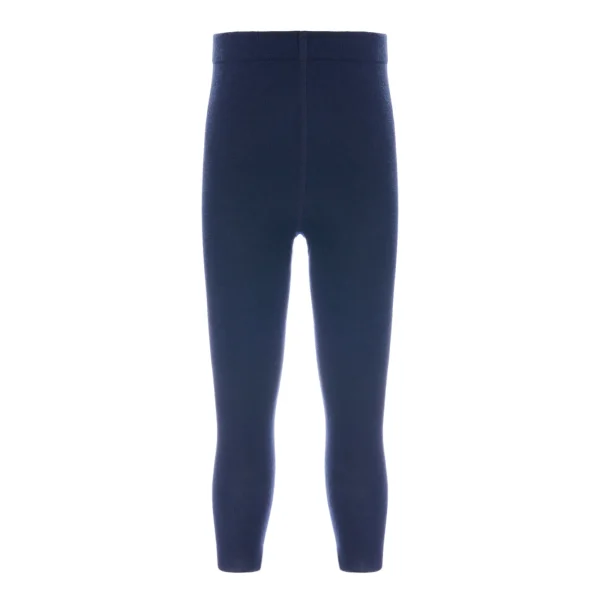 Navy Cotton Tights