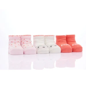 Orange 3pc Hello Bunny Socks Set