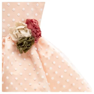 Peach Polka Dot Dress