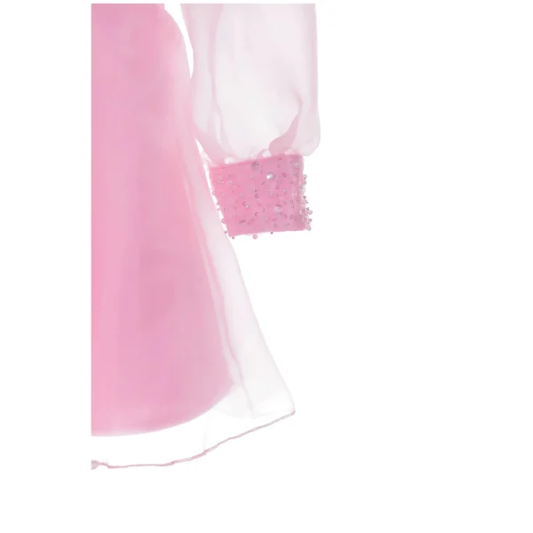 Pink Aaliyah Organza Bow Dress