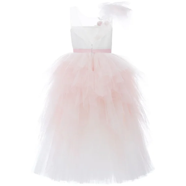 Pink Baylor Tulle Gown