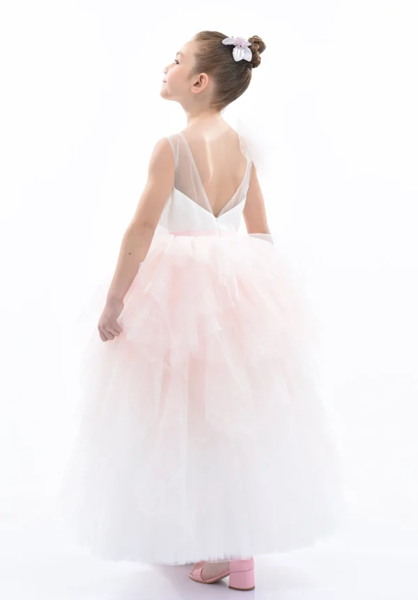 Pink Baylor Tulle Gown