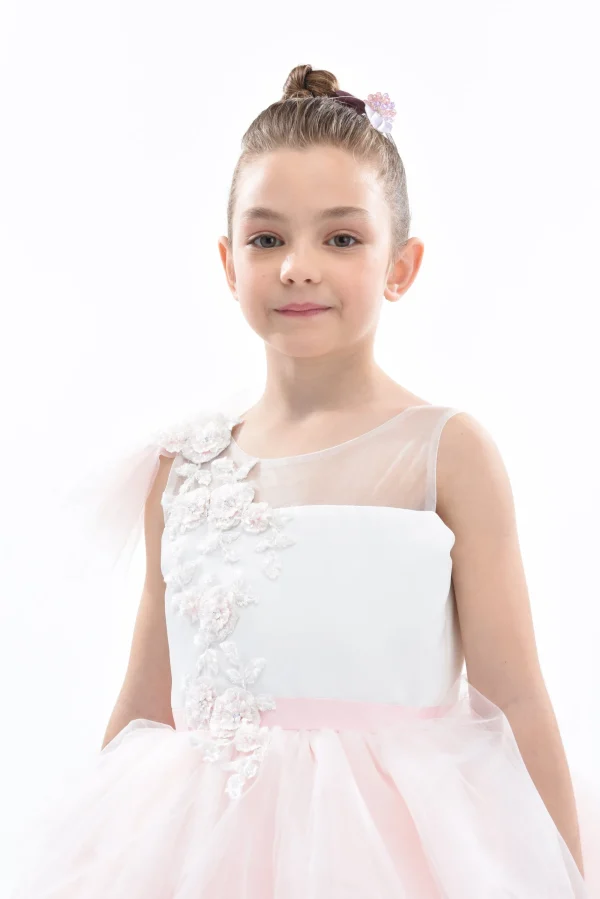 Pink Baylor Tulle Gown