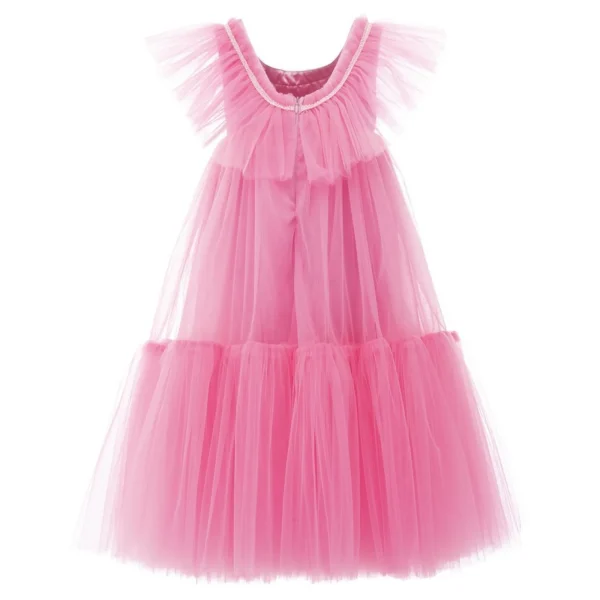 Pink Beckwith Ruffle Dress