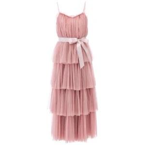 Pink Blush Firenze Tiered Ribbon Dress
