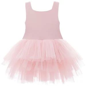 Pink Blush Solid Tutu Dress